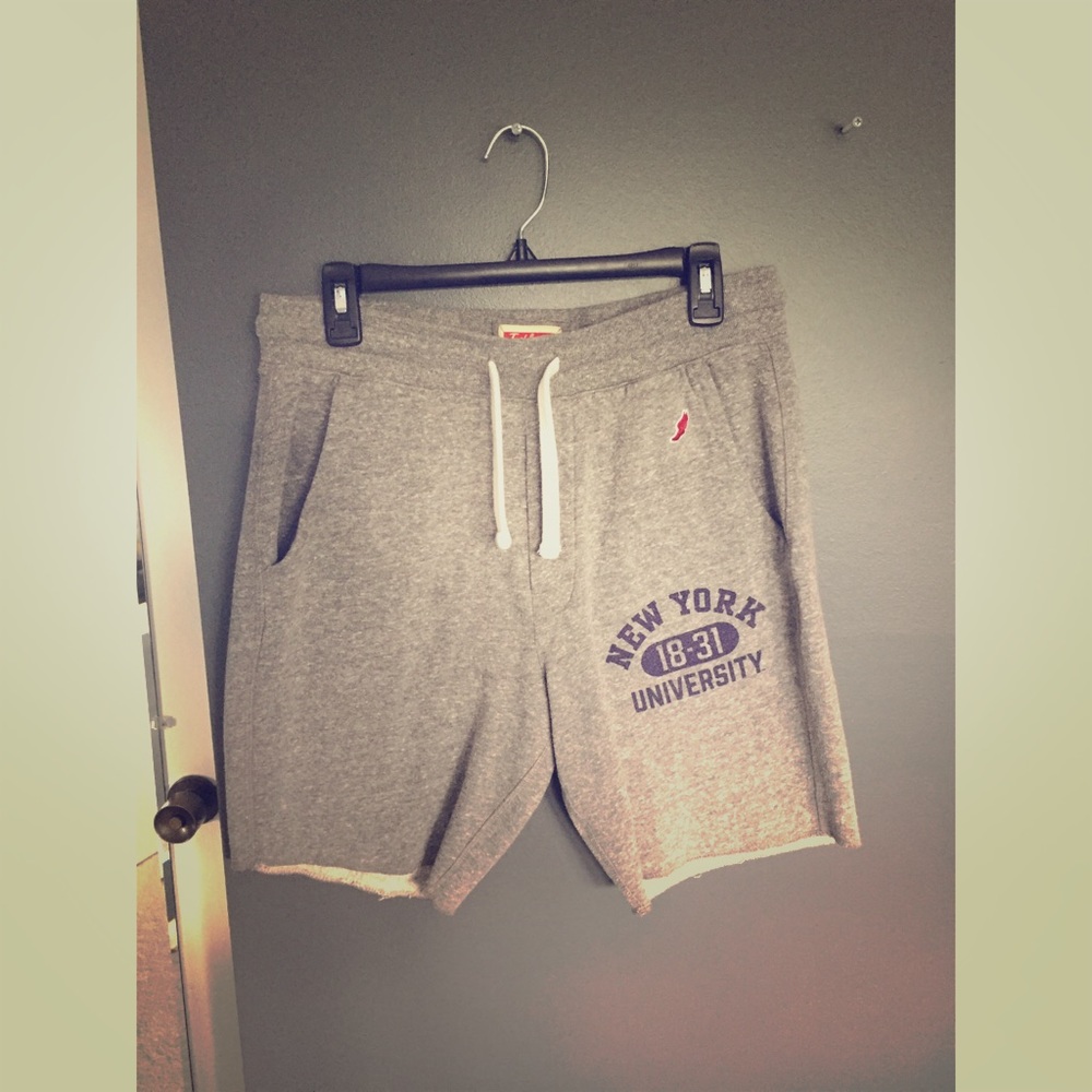 NYU athletic shorts